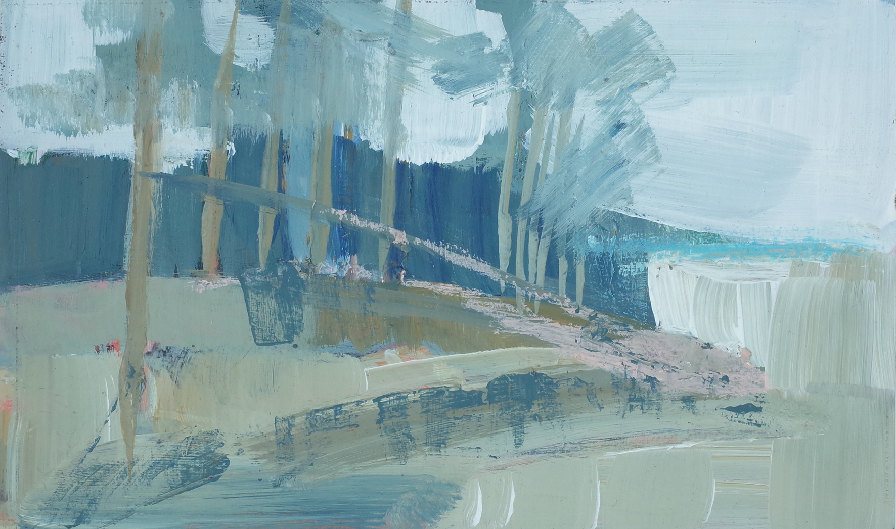 Angela Woof, Painting, Oil on Board.