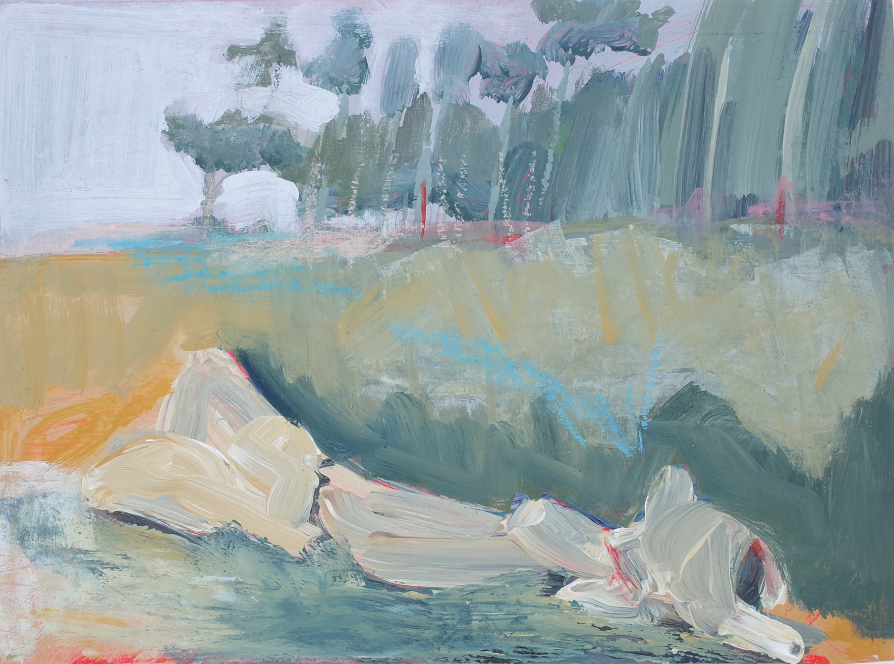 AWoof2_'Uncertainty'_Oil on board_2018_20 x 15cm