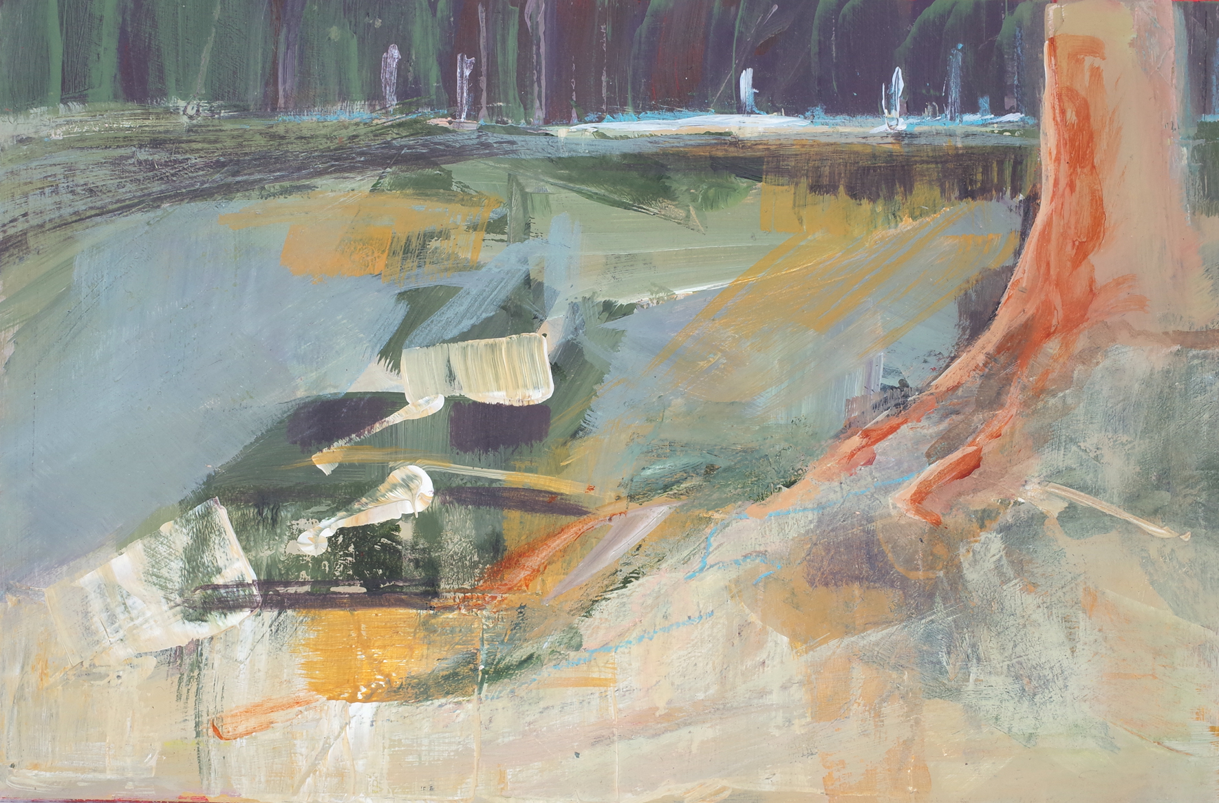 AWoof3_'Exposure'_Oil on board_2018_27 x 18cm